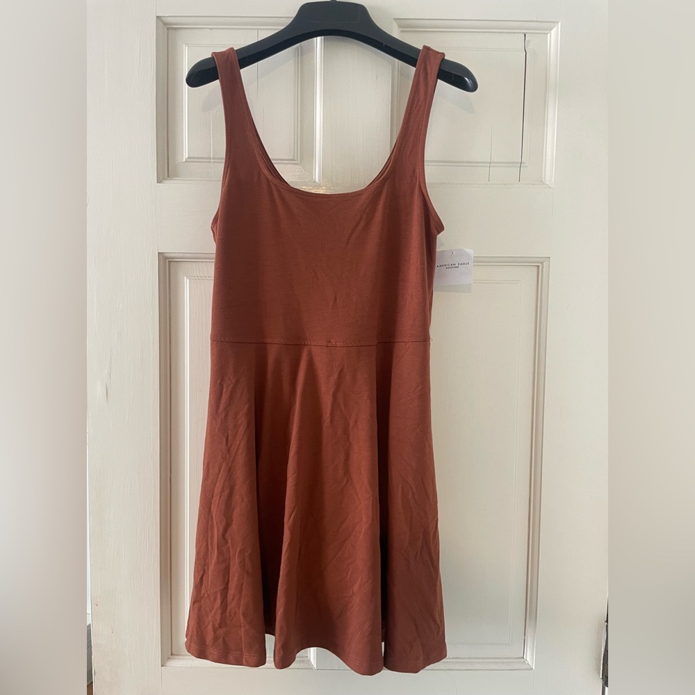 AE knit fit and flare dress with shorts